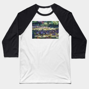 Lily Pond close up 2 Baseball T-Shirt